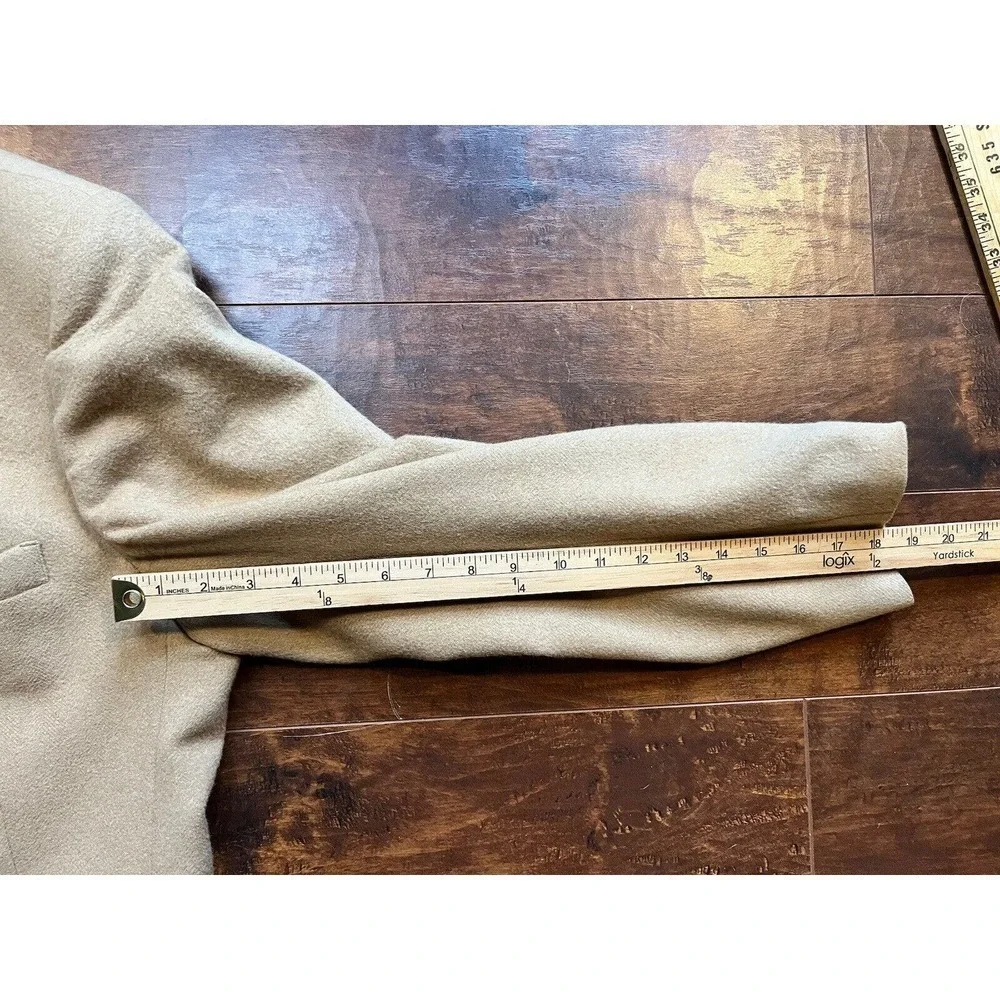 Chaps Ralph Lauren Blazer Mens Tan Camel Hair Sports Coat Suit Jacket